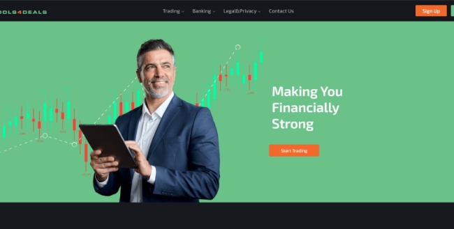 a website screenshot